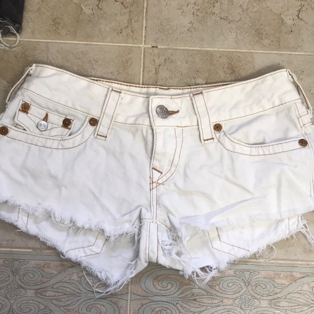 True Religion Joey Cut-Off Jean shorts